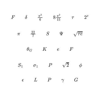 Stairway Constants